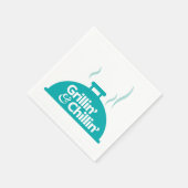 グリリン&チリン スタンダードカクテルナプキン (角)