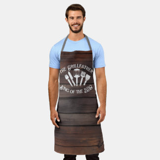 グリリ素朴ングギフト男性へ- The GrillFather エプロン