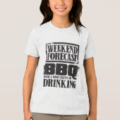 グリルおもしろいマスターシェフ焼きバーベキュー恋人Bb トライブレンドＴシャツ (正面)