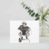 グリルおもしろい ポストカード (スタンド正面)