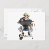 グリルおもしろい ポストカード (正面/裏面)