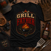 グリルお父さん ヴィンテージBBQ レトロ父の日 Tシャツ