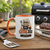 グリルお父さん BBQ コーヒー オレンジ マグ 父の日 ギフト