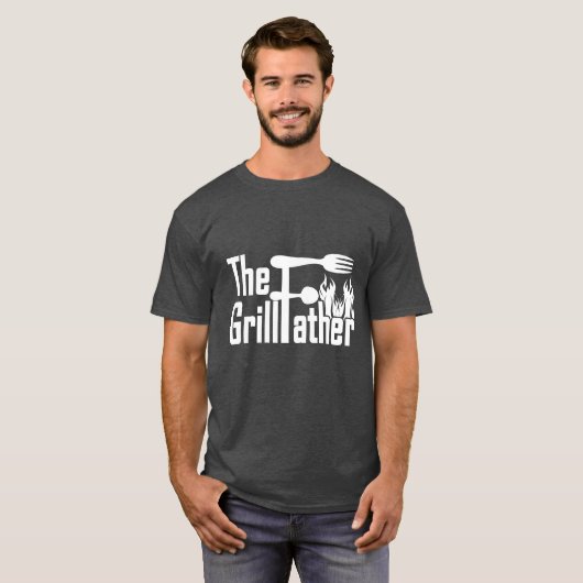 グリルお父さんTシャツ Tシャツ (正面フル)