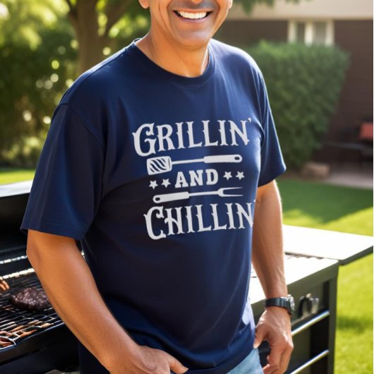 グリルでチルなBBQ Tシャツ