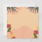 グリルとチルの招待状と発表 セーブザデート (裏面)