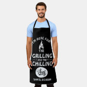 グリルと冷却 エプロン (着用した状態)