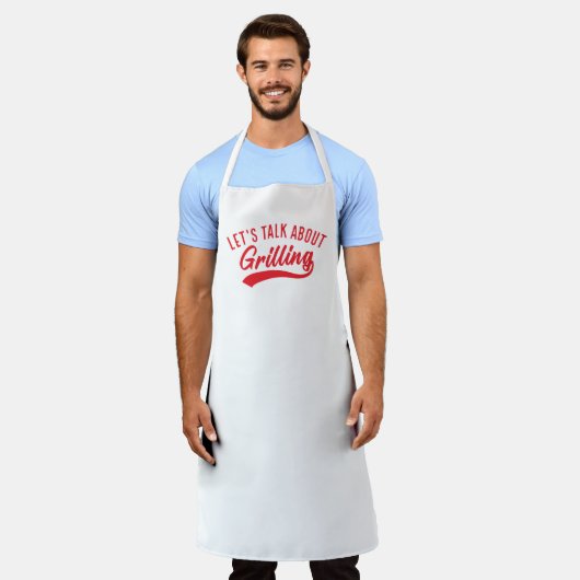 グリルについて話そう エプロン (着用した状態)