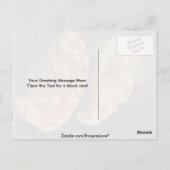 グリルに美味しいサーモンのステーキ ポストカード (裏面)