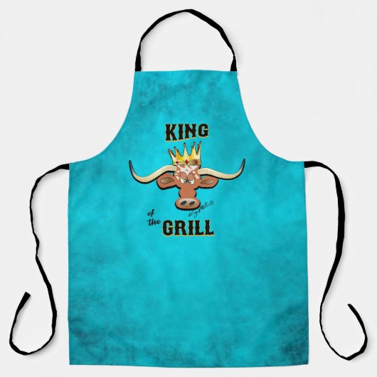 グリルのキング、ロングホーンのステアエプロン エプロン (正面)