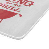 グリルのキング、赤 カッティングボード (角)