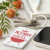 グリルのキング、赤 キーホルダー (正面右)