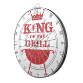 グリルのキング、赤 ダーツボード (正面右)