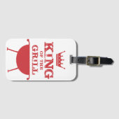 グリルのキング、赤 ラゲッジタグ (正面横)