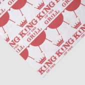 グリルのキング、赤 薄葉紙 (詳細)