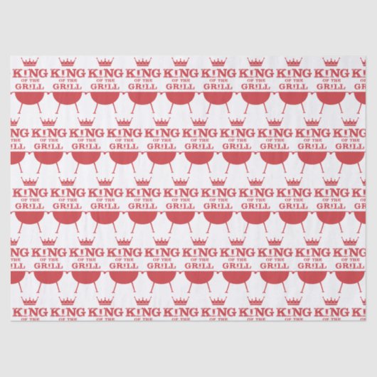 グリルのキング、赤 薄葉紙 (正面)