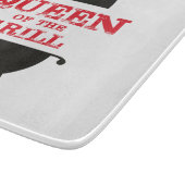 グリルのクイーンズパープルクラウンレッド カッティングボード (角)