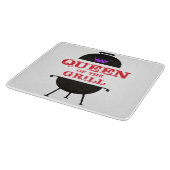 グリルのクイーンズパープルクラウンレッド カッティングボード (角)