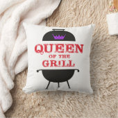 グリルのクイーンズパープルクラウンレッド クッション (ブランケット)