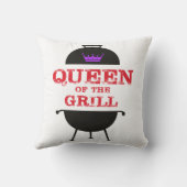 グリルのクイーンズパープルクラウンレッド クッション (裏面)