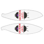 グリルのクイーンズパープルクラウンレッド バスケットボール (パネル)