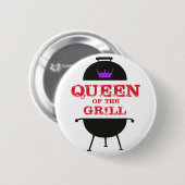 グリルのクイーンズパープルクラウンレッド 缶バッジ (正面&裏面)