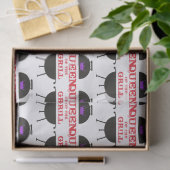 グリルのクイーンズパープルクラウンレッド 薄葉紙 (ギフト)