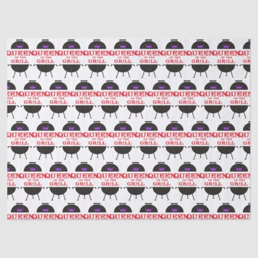 グリルのクイーンズパープルクラウンレッド 薄葉紙 (正面)