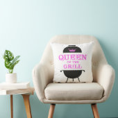 グリルのクイーン，ピンクのクラウンピンク クッション (椅子)