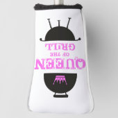 グリルのクイーン，ピンクのクラウンピンク ゴルフヘッドカバー (回転90)