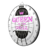 グリルのクイーン，ピンクのクラウンピンク ダーツボード (正面右)