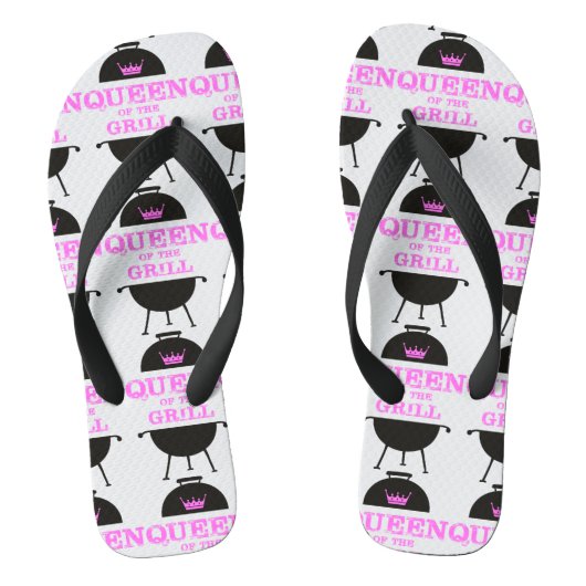 グリルのクイーン，ピンクのクラウンピンク ビーチサンダル (フットベッド)