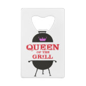 グリルのクイーン,ピンクのクラウンレッド クレジットカード栓抜き (裏面)