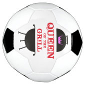 グリルのクイーン，ピンクのクラウンレッド サッカーボール (回転)