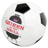 グリルのクイーン，ピンクのクラウンレッド サッカーボール (3/4)