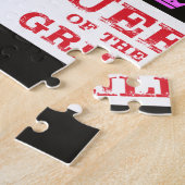 グリルのクイーン，ピンクのクラウンレッド ジグソーパズル (側面)