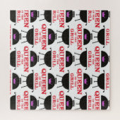 グリルのクイーン，ピンクのクラウンレッド ジグソーパズル (横)