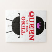 グリルのクイーン，ピンクのクラウンレッド ジグソーパズル (横)