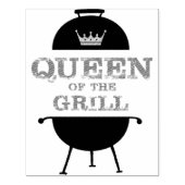 グリルのクイーン，ピンクのクラウンレッド ラバースタンプ (インプリント)