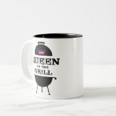 グリルのクイーン，ブラックピンククラウン ツートーンマグカップ (正面左)