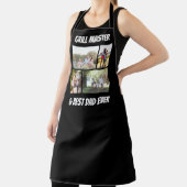 グリルのマスターと最高のパパはこれまでに4枚の写真ギフト エプロン (インサイチュ)