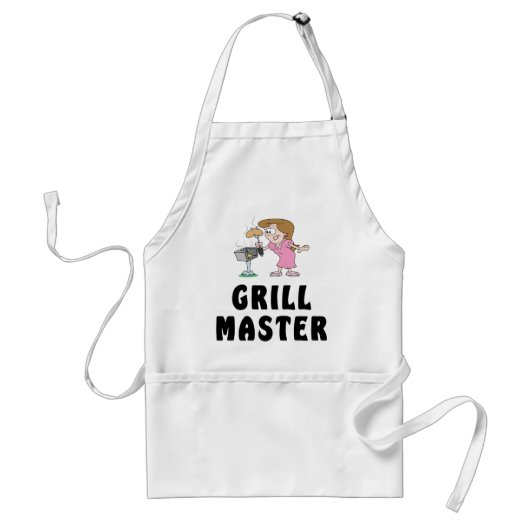 グリルのマスターの女性 スタンダードエプロン (正面)