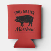 グリルのマスター缶クーラーとヴィンテージポークデザイン 缶クーラー (裏面)