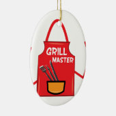 グリルのマスター セラミックオーナメント (右)