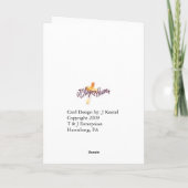 グリルの下士官父の日カード カード (裏面)