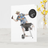 グリルの使用方法 カード (黄色い花)