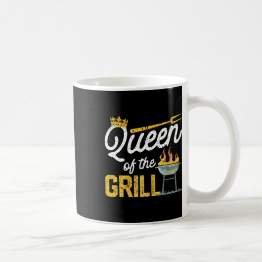 グリルの女王 おもしろスモークミート BBQ スモーカー コーヒーマグカップ (右)