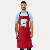 グリルの女王 エプロン (着用した状態)