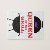 グリルの女王、パープルクラウン レッド ジグソーパズル (横)