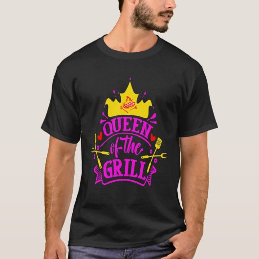 グリルの女王 Tシャツ (正面)